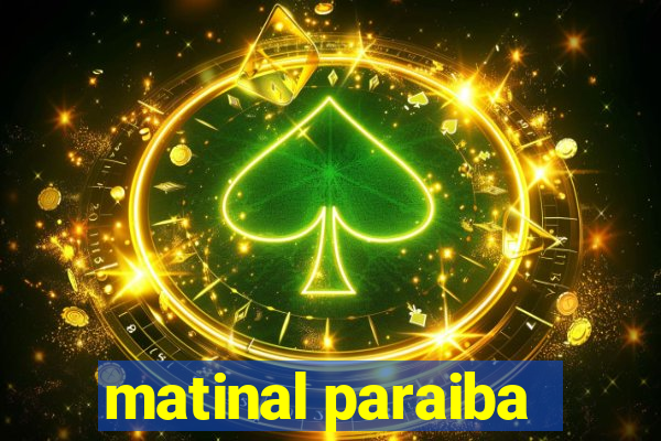 matinal paraiba